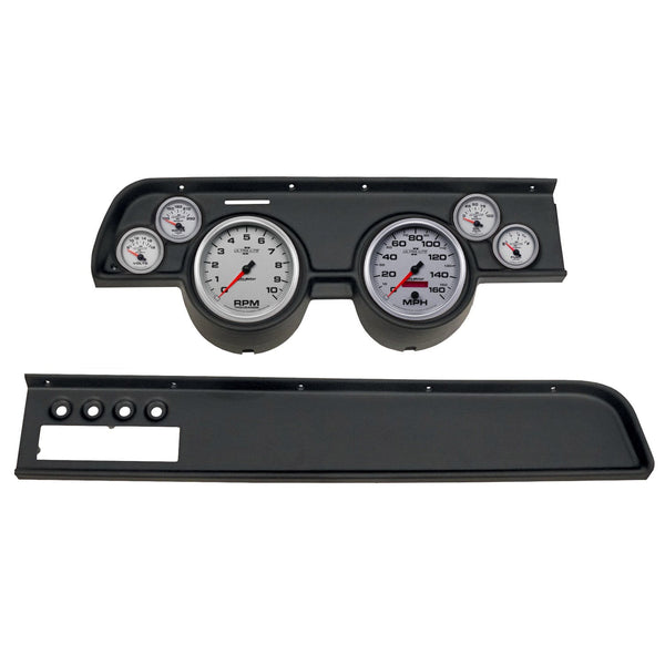 AutoMeter Products 2115-14 6 Gauge Direct-Fit Dash Kit, Mercury Cougar 67-68, Ultra-Lite II