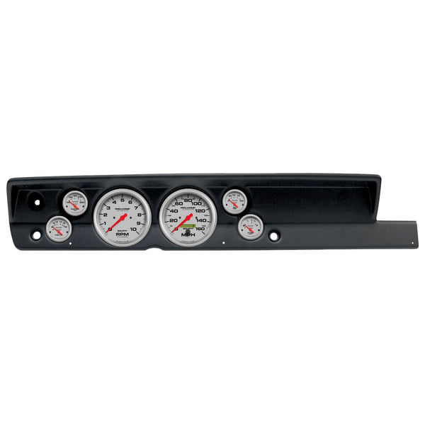 AutoMeter Products 2117-13 6 Gauge Direct-Fit Dash Kit, Plymouth Cuda 67-69, Ultra-Lite