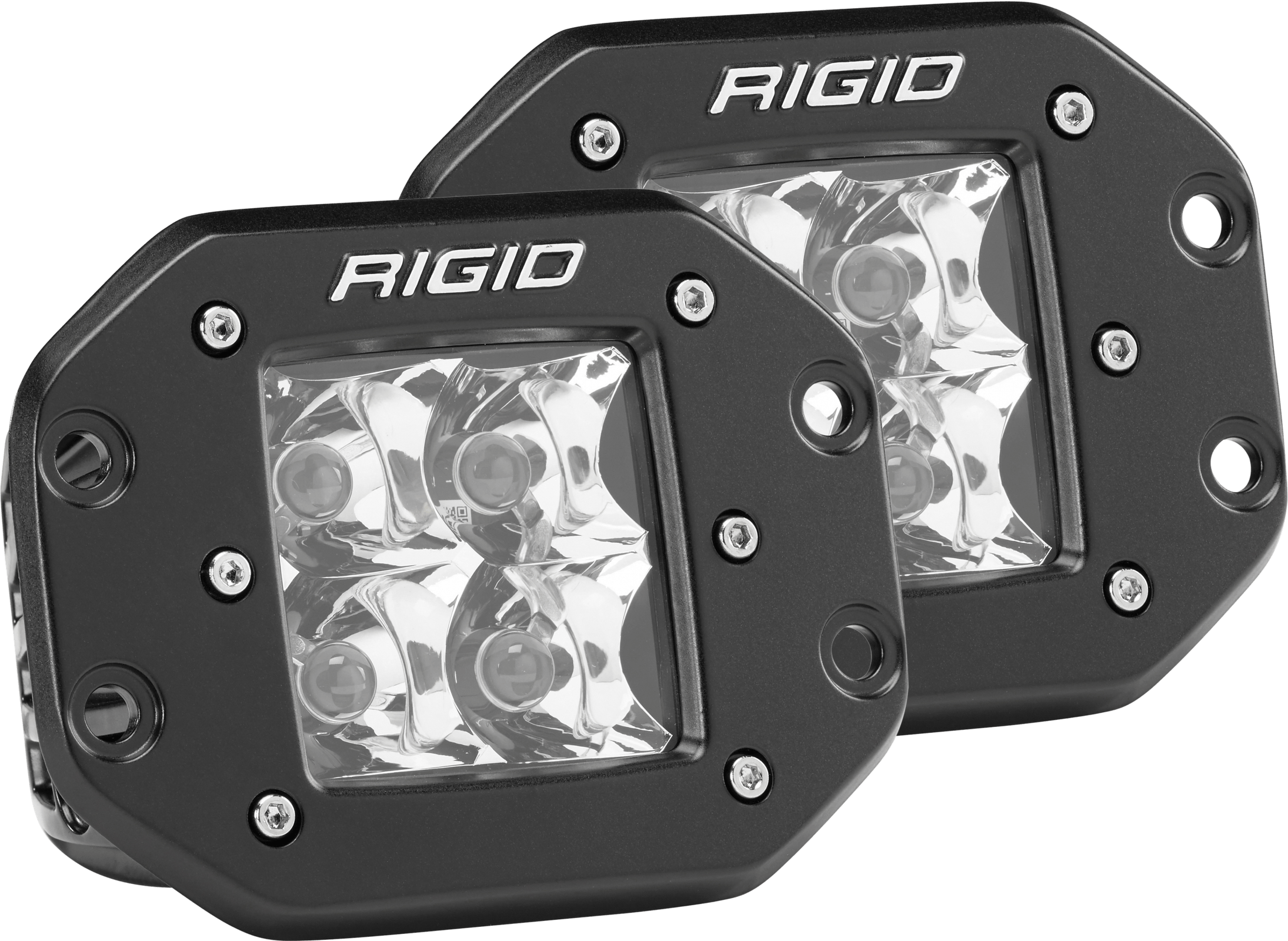RIGID Industries 212213 D-Series PRO Spot LED Light, Flush Mount