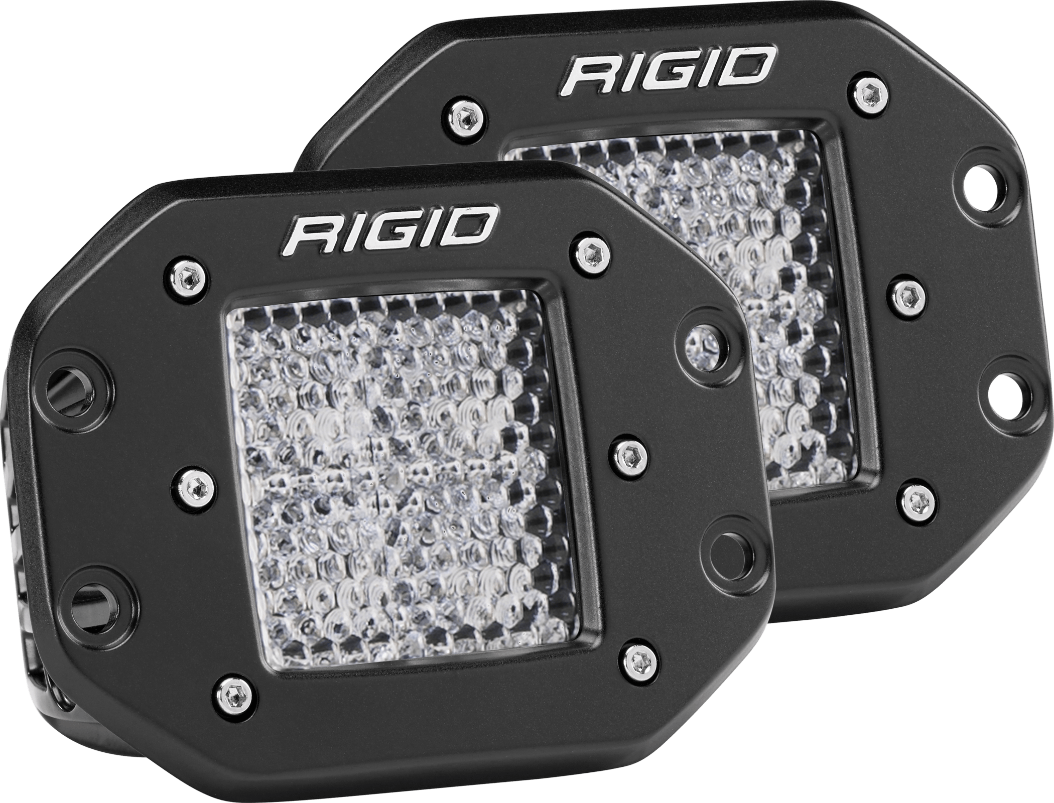 RIGID Industries 212513 D-Series PRO Diffused LED Light, Flush Mount