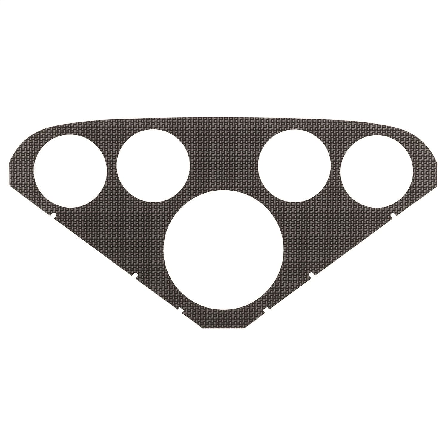 AutoMeter Products 2125 Carbon Fiber Look Faceplate for 2208, Nostalgia Series