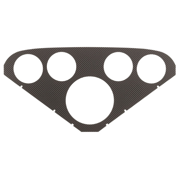 AutoMeter Products 2125 Carbon Fiber Look Faceplate for 2208, Nostalgia Series