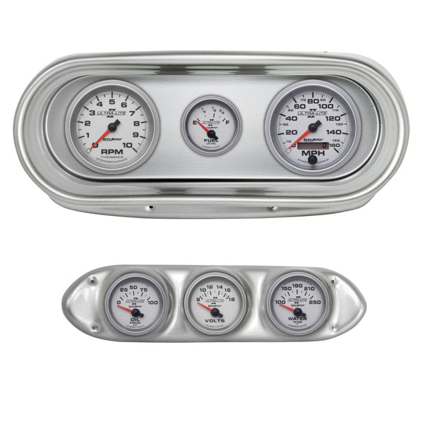 AutoMeter Products 2127-14 6 Gauge Direct-Fit Dash Kit, Nova 62-65, Ultra-Lite II