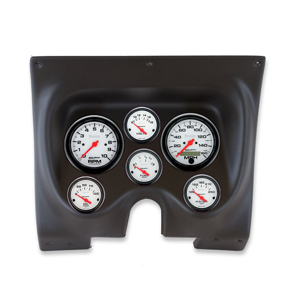 AutoMeter Products 2130-09 6 Gauge Direct-Fit Dash Kit, Camaro/Firebird 67-68, Phantom
