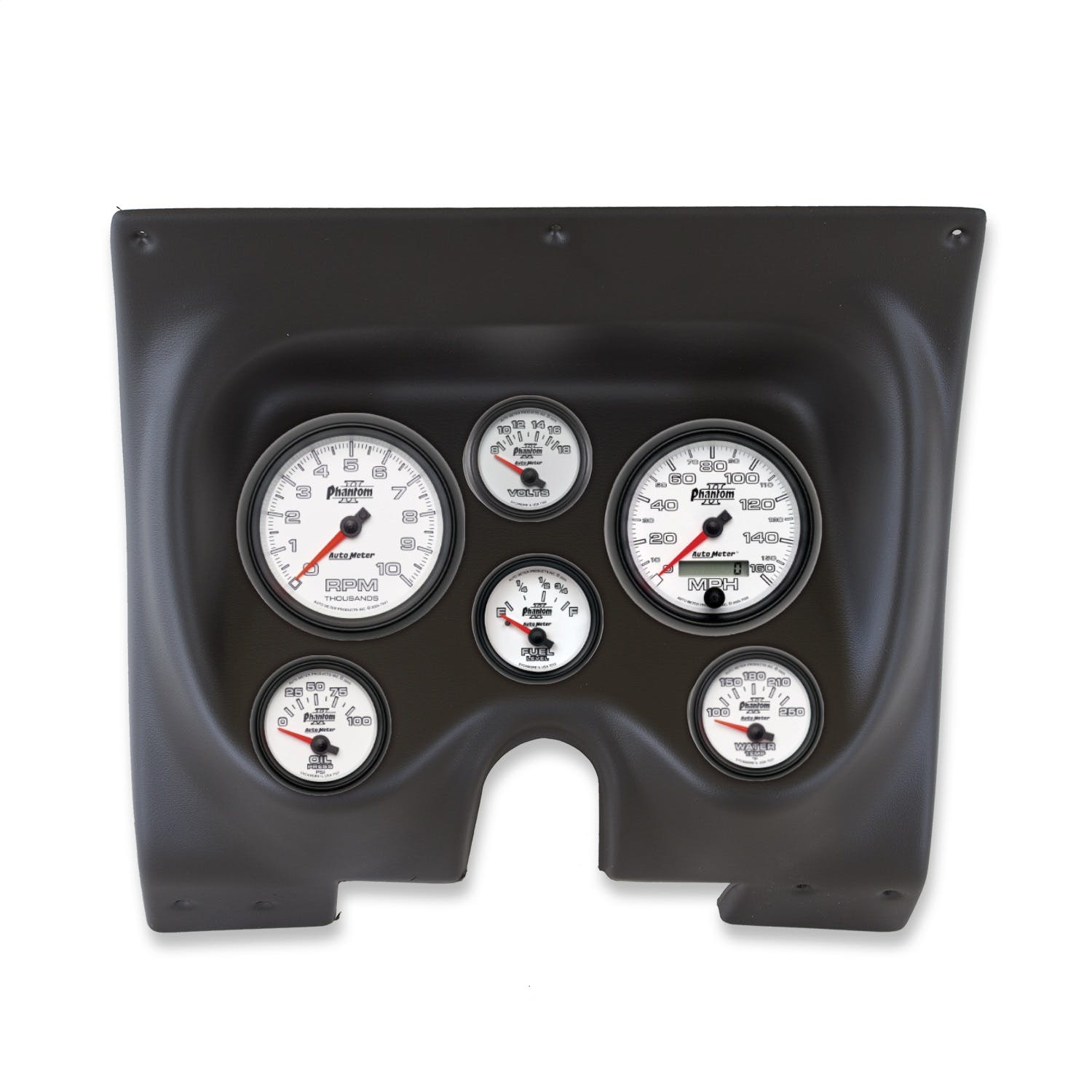 AutoMeter Products 2130-10 6 Gauge Direct-Fit Dash Kit, Camaro/Firebird 67-68, Phantom II