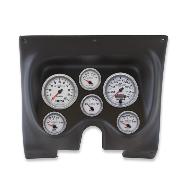 AutoMeter Products 2130-14 6 Gauge Direct-Fit Dash Kit, Camaro/Firebird 67-68, Ultra-Lite II