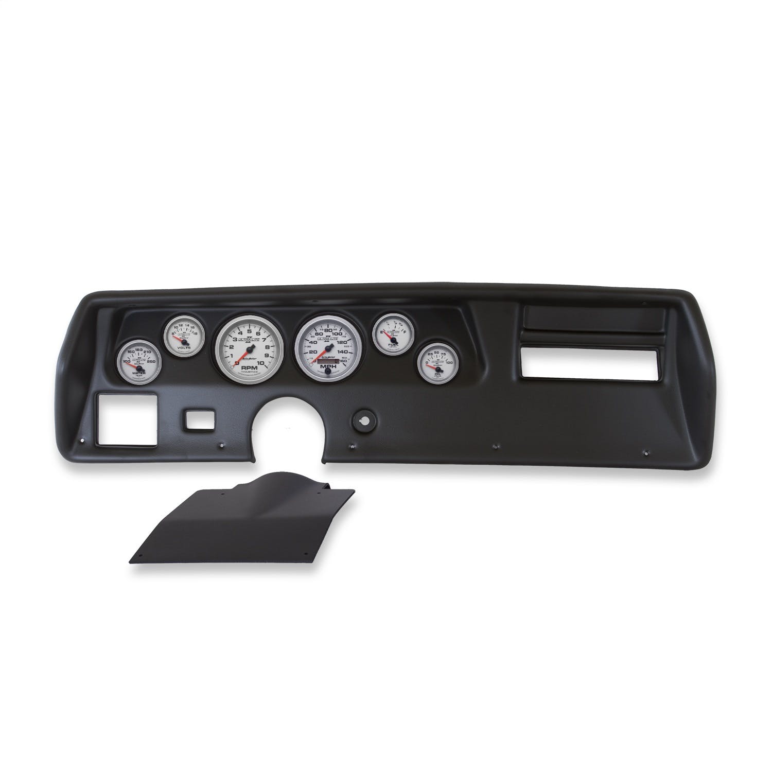 AutoMeter Products 2135-14 6 Gauge Direct-Fit Dash Kit, Chevelless/Elcamino/Monte 70-72, Ultra-Lite II