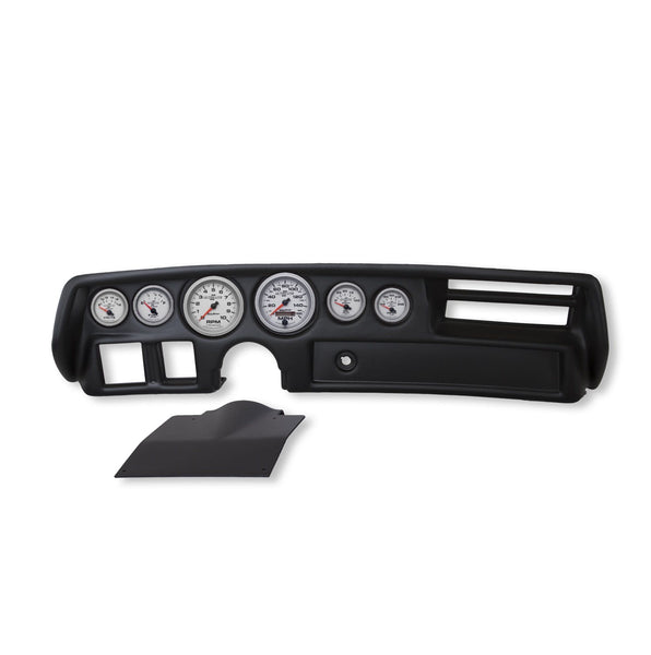 AutoMeter Products 2136-14 6 Gauge Direct-Fit Dash Kit, Chevelle / El Camino / Malibu 70-72, Ultra-Lite II