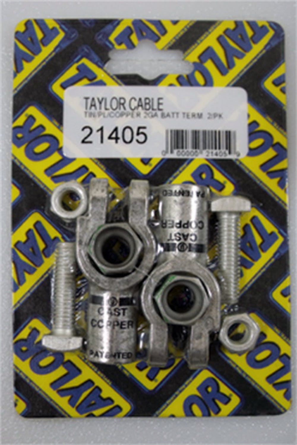 Taylor Cable Products 21405 Brass 2ga Battery Term. 2/Pkg