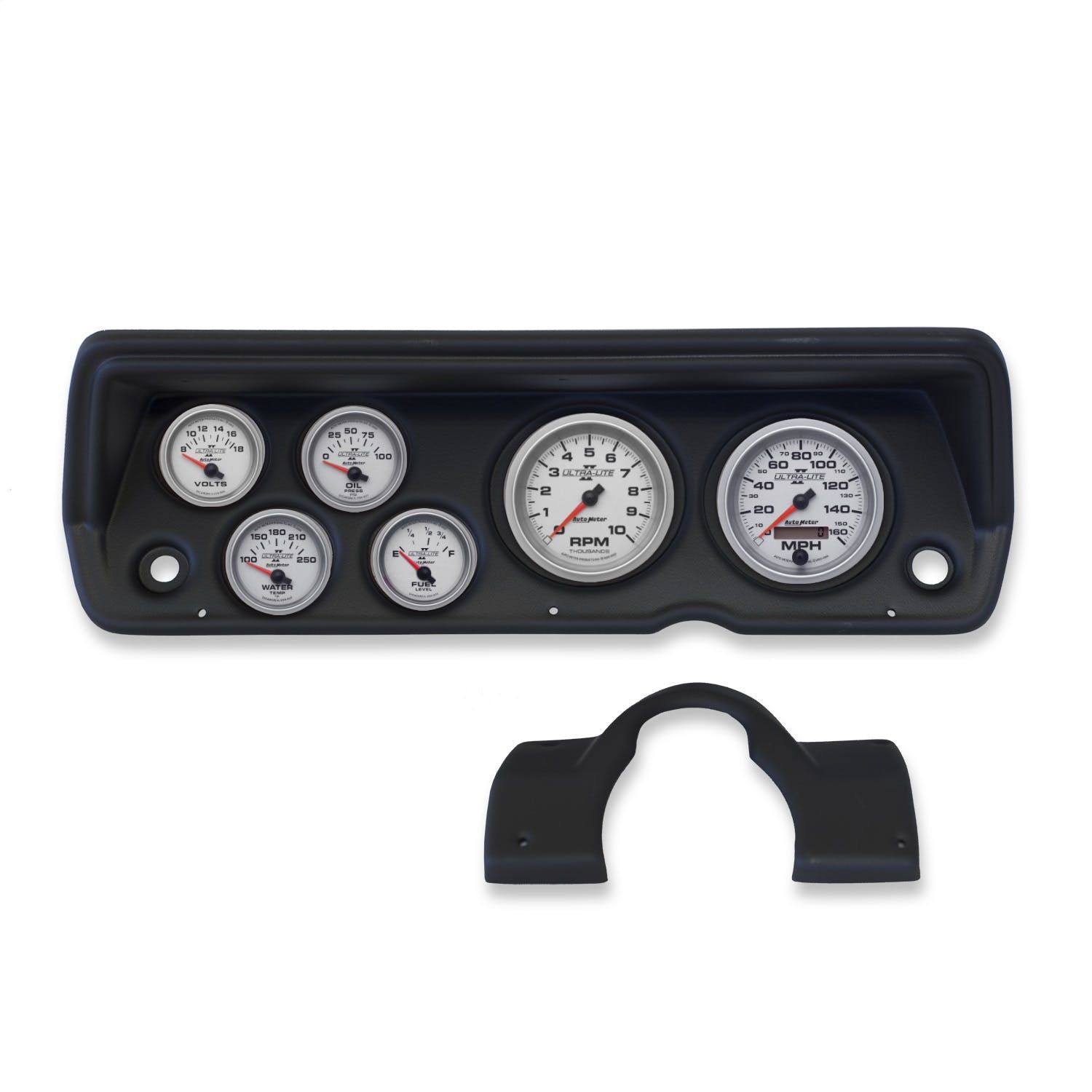 AutoMeter Products 2141-14 6 Gauge Direct-Fit Dash Kit, A-Body / Duster / Demon / Dart 70-76, Ultra-Lite II