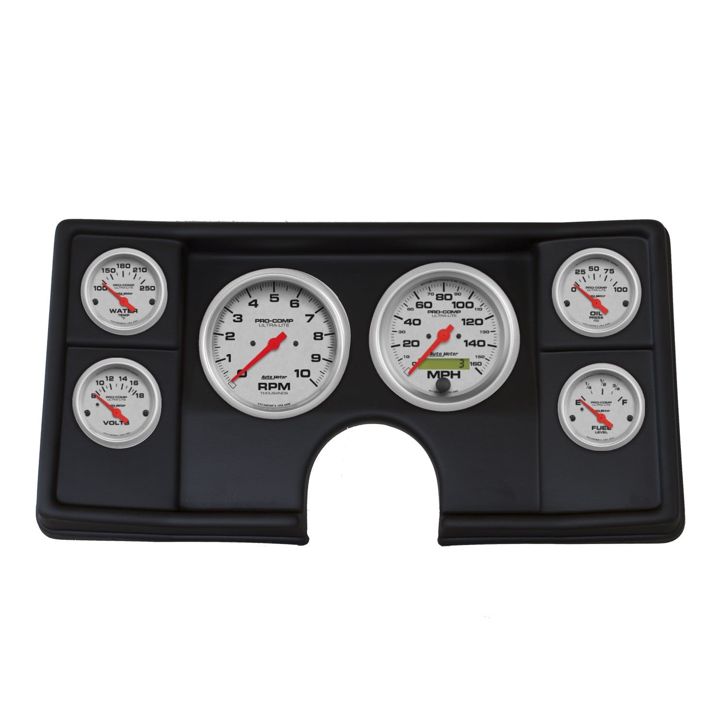 AutoMeter Products 2143-13 6 Gauge Direct Fit Dash Kit, Malibu/El Camino/Montecarlo 82-87, Ultra-Lite