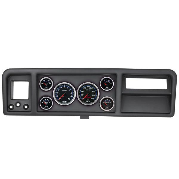 AutoMeter Products 2146-05 6 Gauge Direct-Fit Dash Kit, Ford Truck 73-79, Cobalt