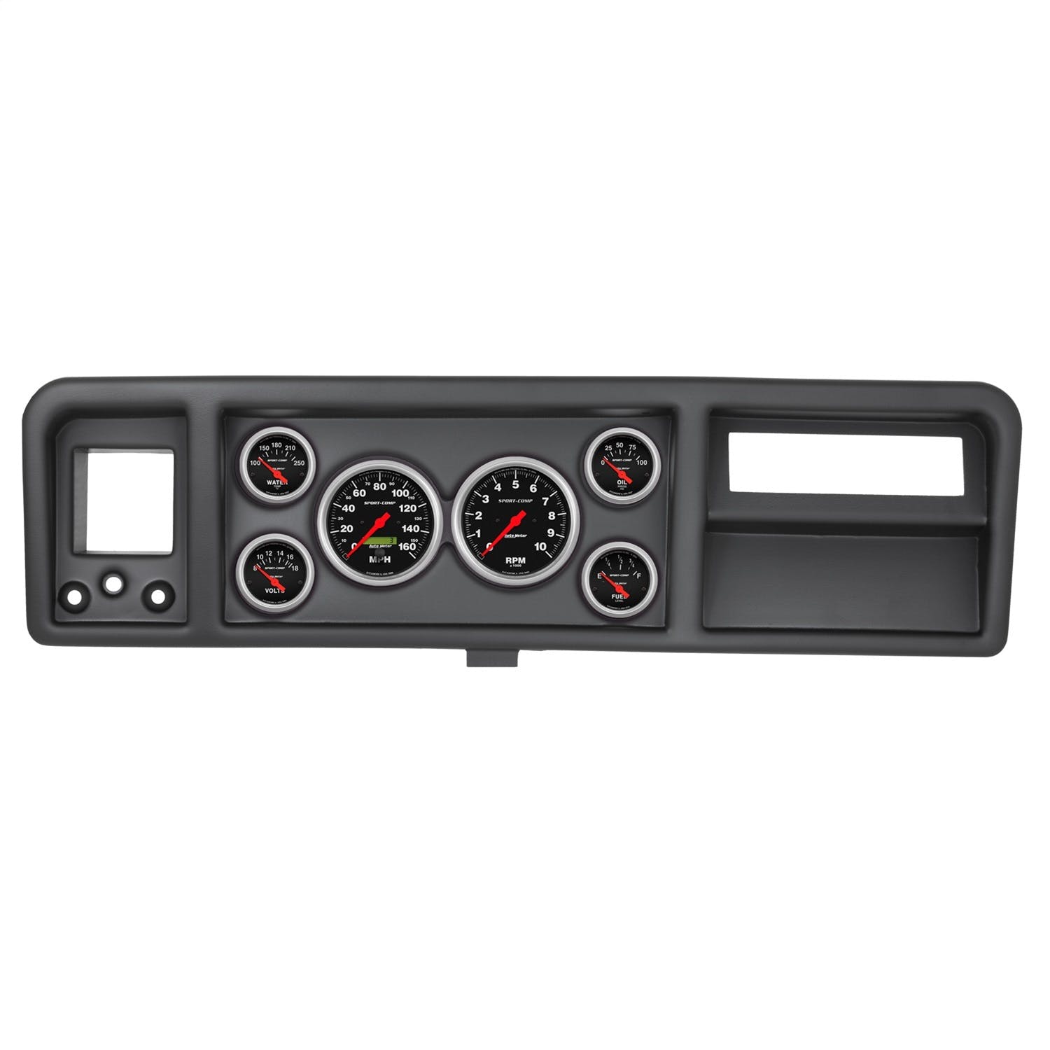 AutoMeter Products 2146-11 6 Gauge Direct-Fit Dash Kit, Ford Truck 73-79, Sport-Comp