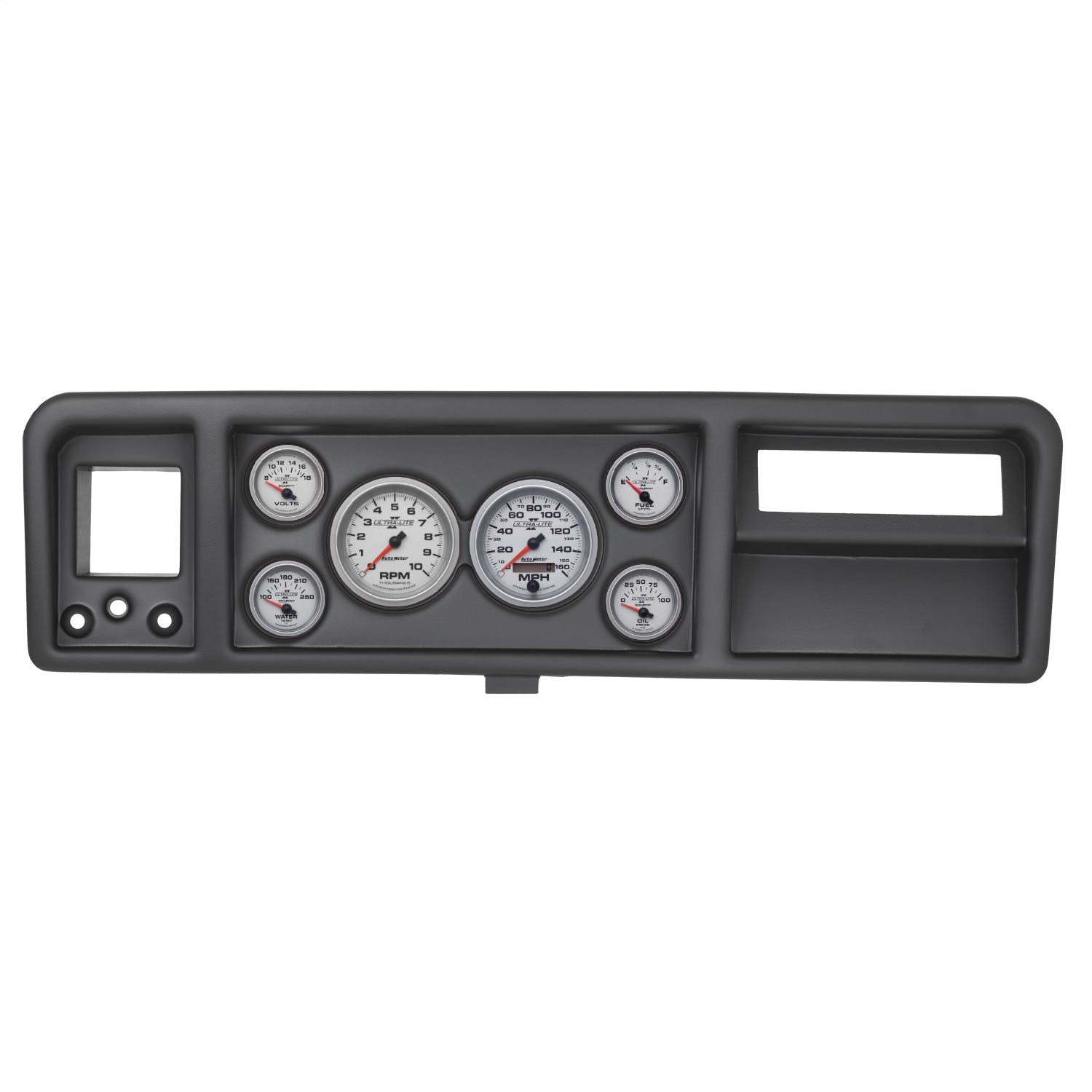 AutoMeter Products 2146-14 6 Gauge Direct-Fit Dash Kit, Ford Truck 73-79, Ultra-Lite II