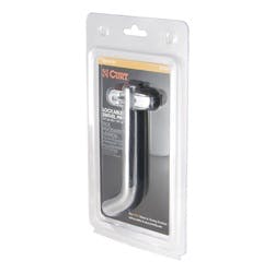 CURT 21410 1/2 Hitch Pin (1-1/4 Receiver, Zinc with Rubber Grip)