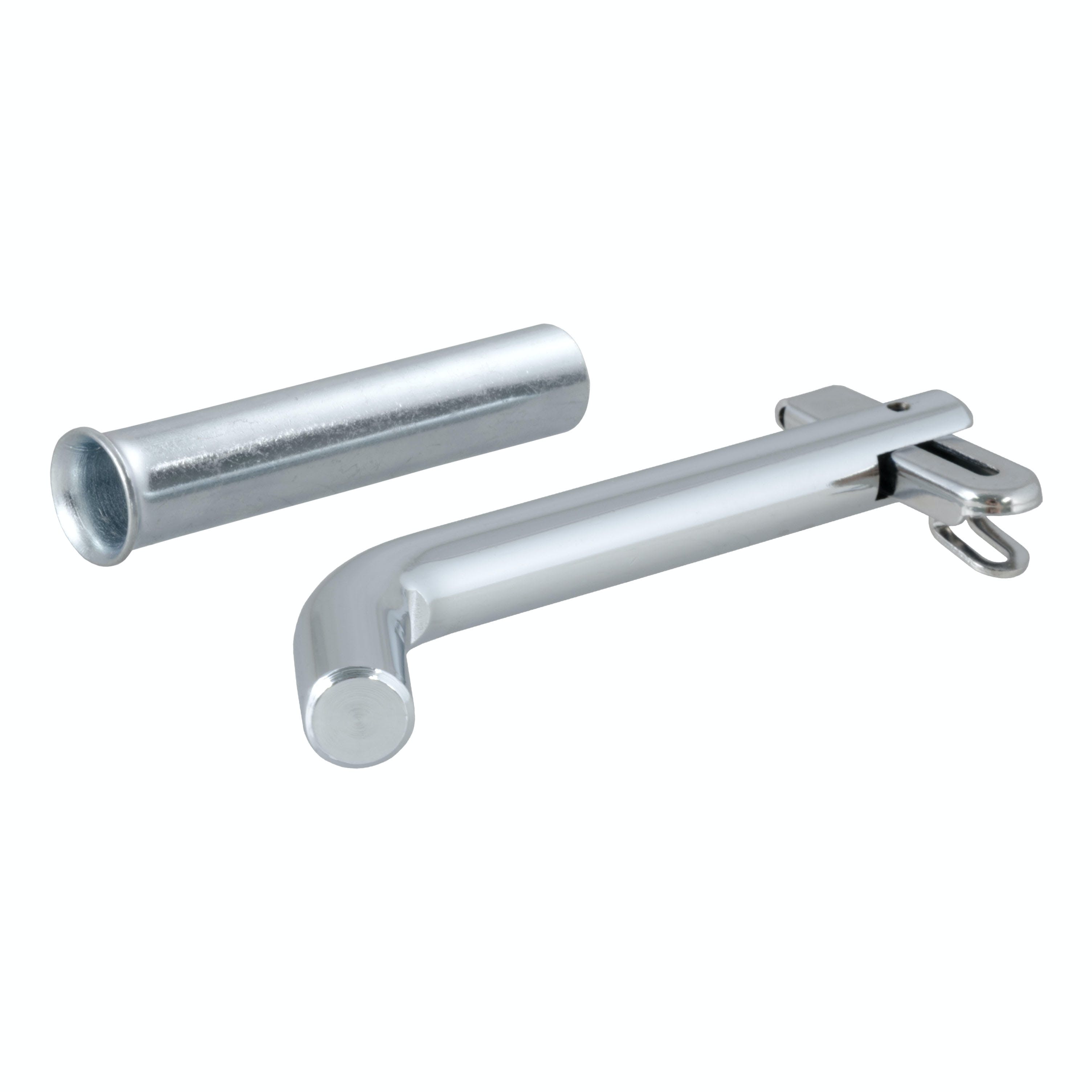 CURT 21561 1/2 Swivel Hitch Pin with 5/8 Adapter (1-1/4 or 2 Receiver, Zinc, Packaged)