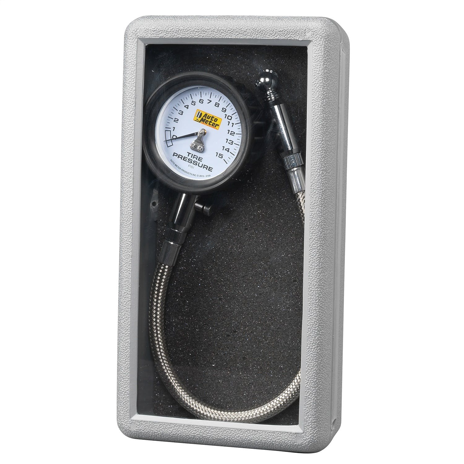 AutoMeter Products 2159 Professional-Grade Tire Pressure Gauge (0-15 PSI)