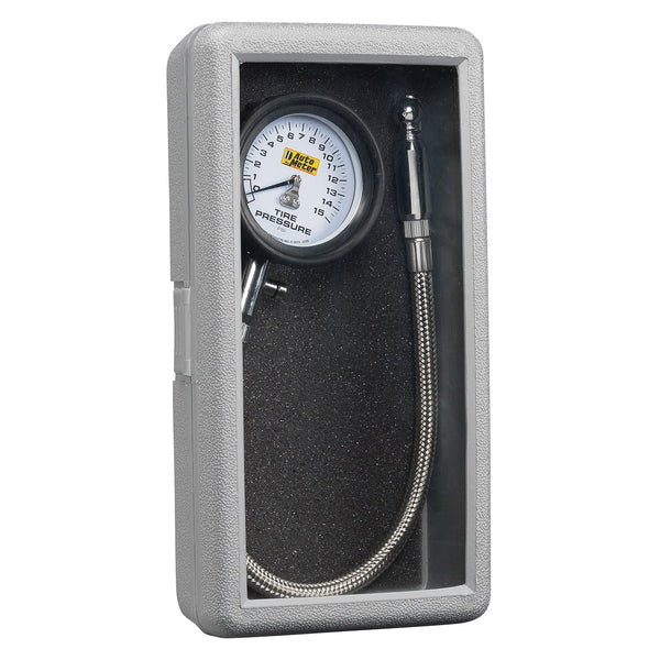 AutoMeter Products 2159 Professional-Grade Tire Pressure Gauge (0-15 PSI)