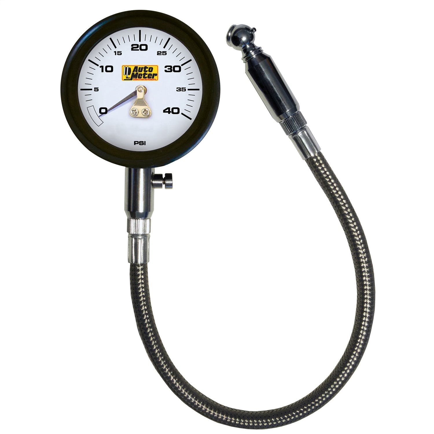AutoMeter Products 2162 Professional-Grade Tire Pressure Gauge (0-40 PSI)