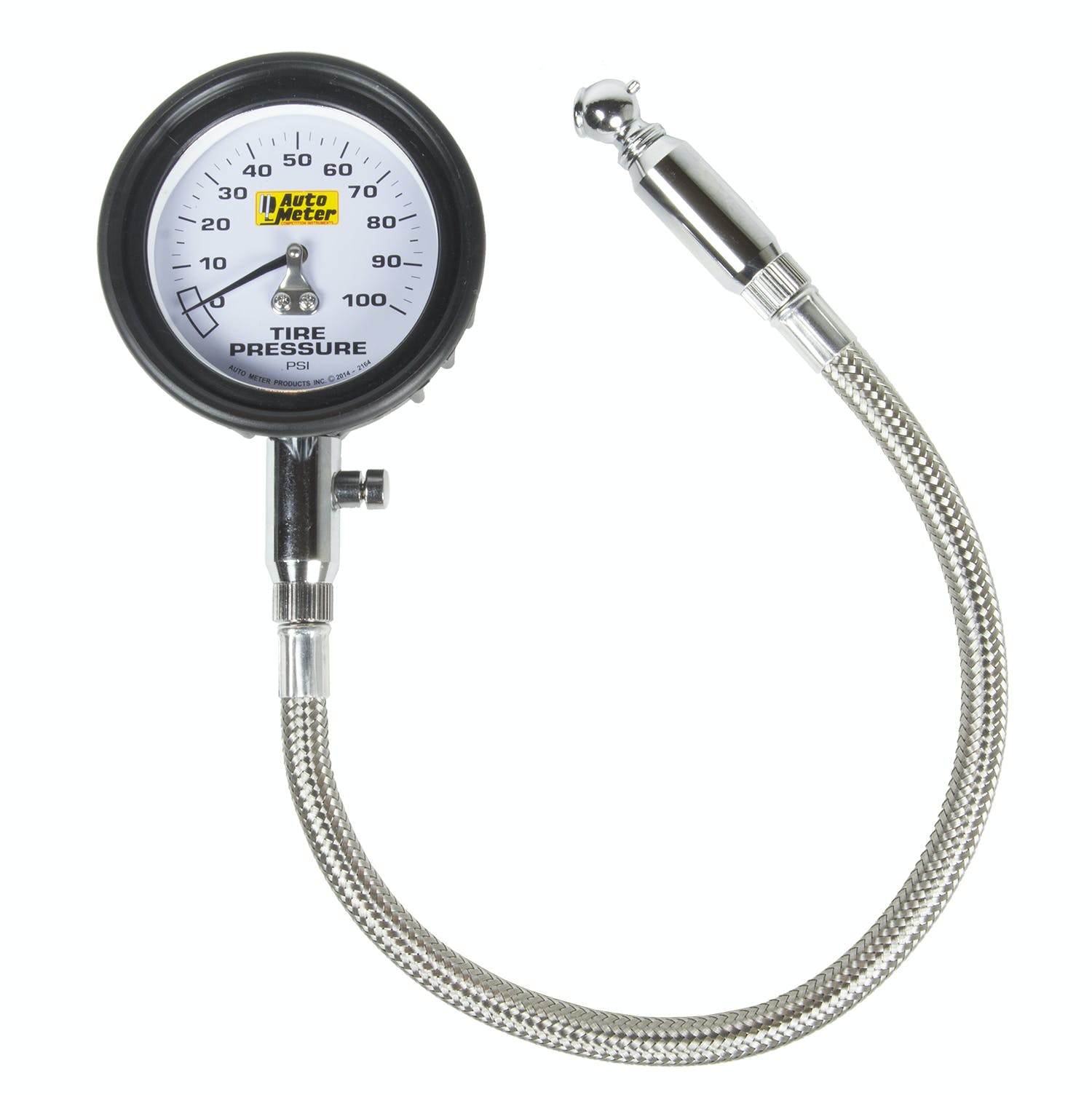 AutoMeter Products 2164 Professional-Grade Tire Pressure Gauge (0-100 PSI)