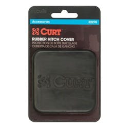CURT 22180 2 Black Plastic Hitch Tube Cover