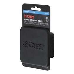 CURT 22278 2-1/2 Rubber Hitch Tube Cover (Packaged)