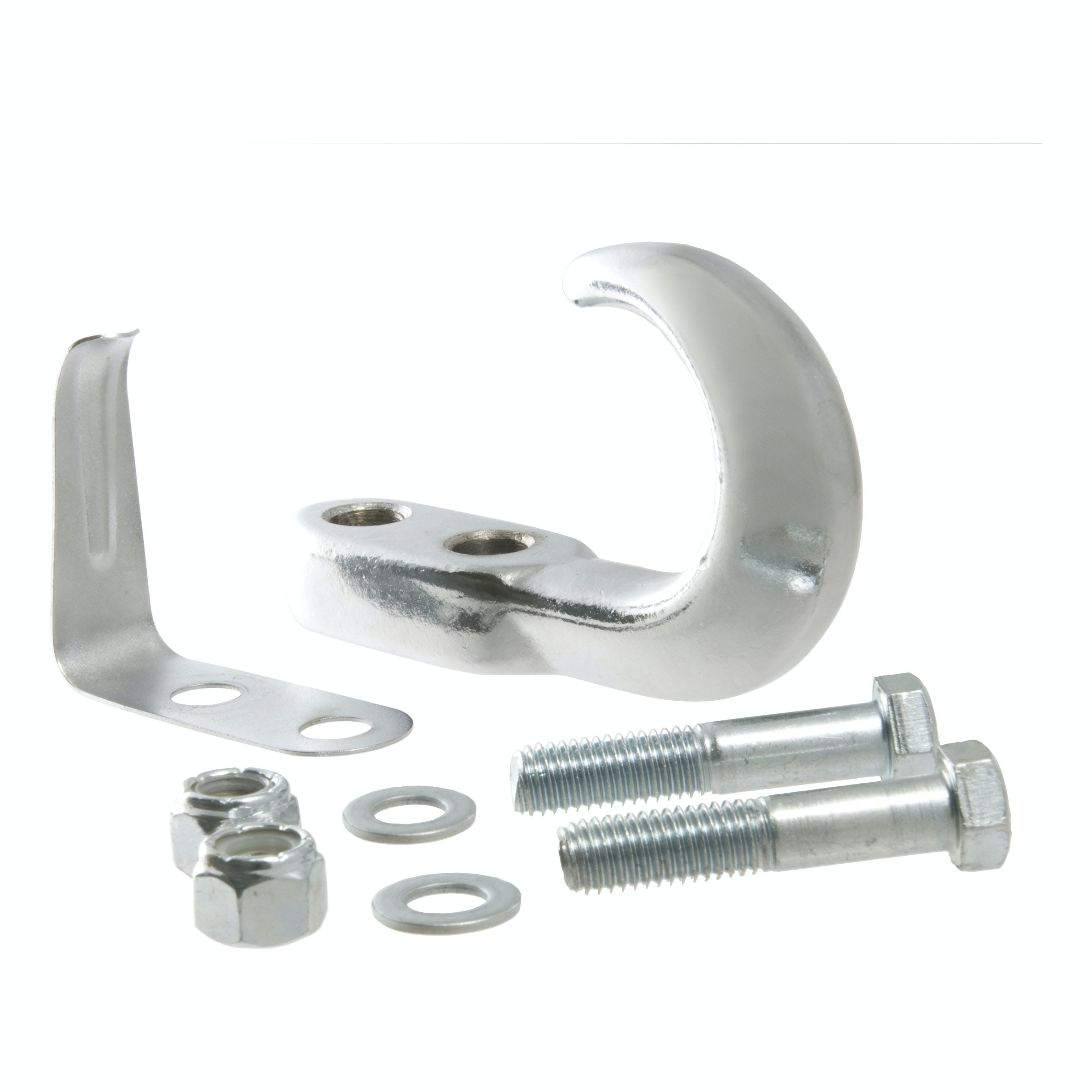 CURT 22401 Tow Hook with Hardware (10,000 lbs., Chrome)