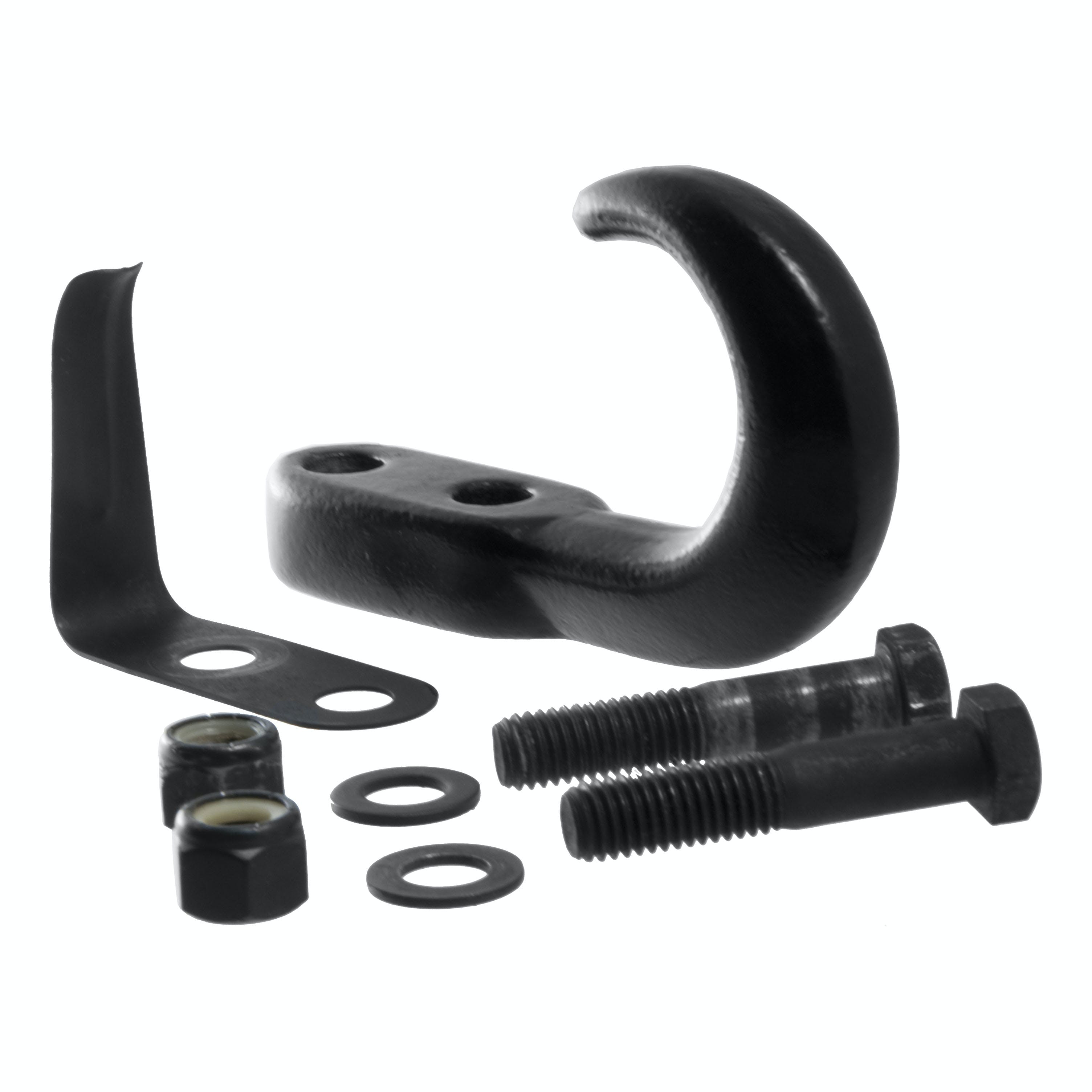 CURT 22411 Tow Hook with Hardware (10,000 lbs., Black)