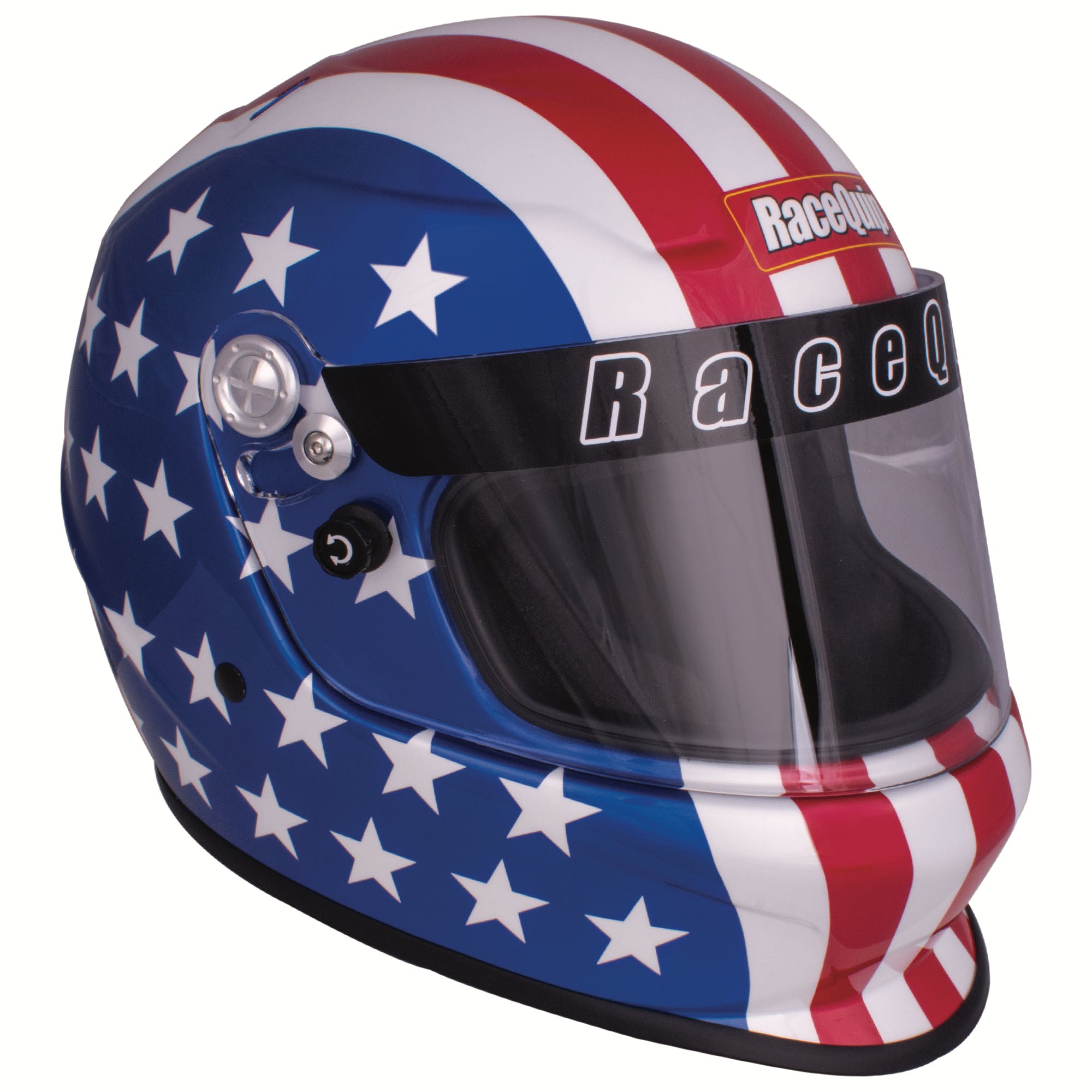 RaceQuip 2261296 Pro Youth Jr Kids Full-Face Model SFI 24.1 Auto Racing Helmet: America Graphic;