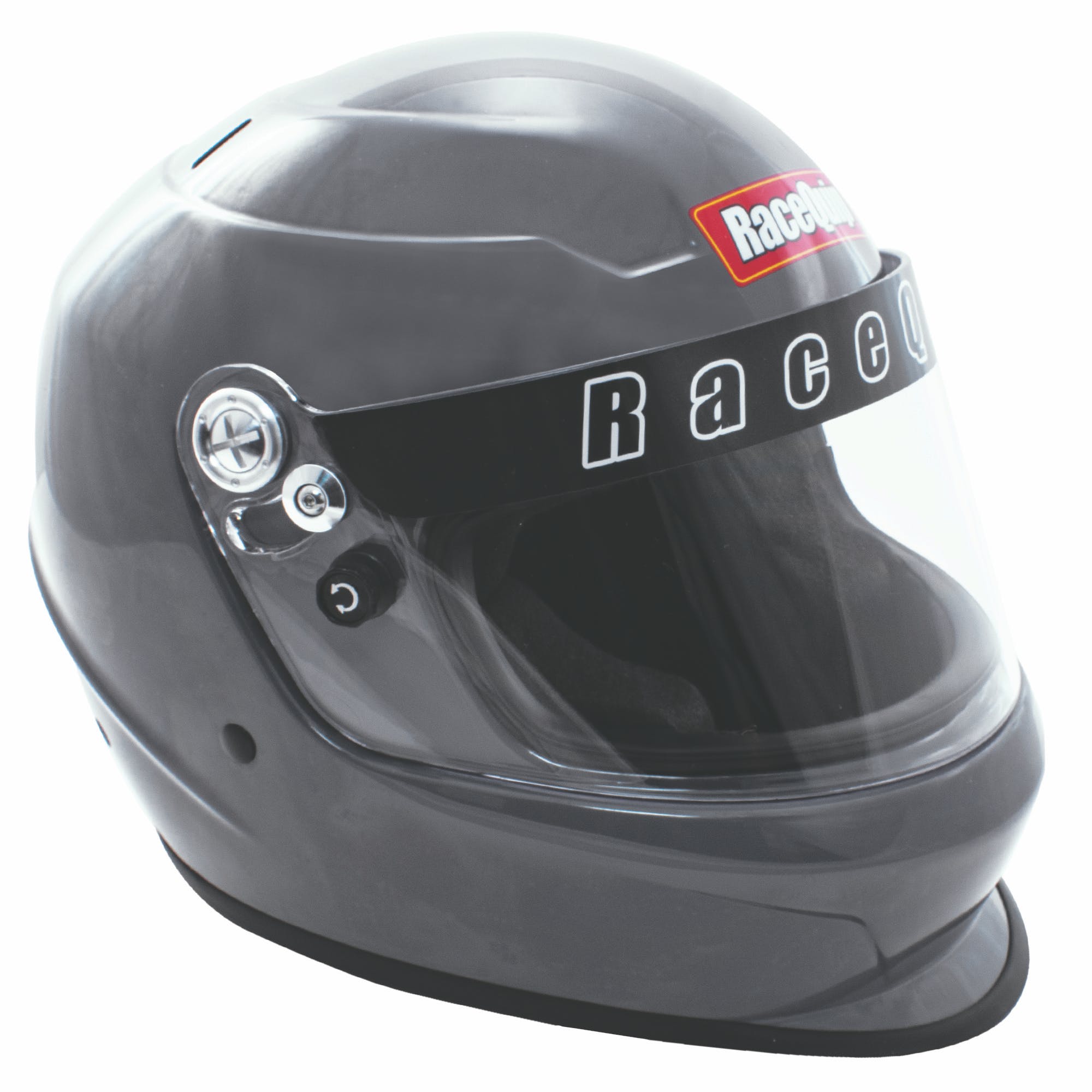 RaceQuip 2266696 Pro Youth Jr Kids Full-Face Model SFI 24.1 Auto Racing Helmet: Gloss Steel;