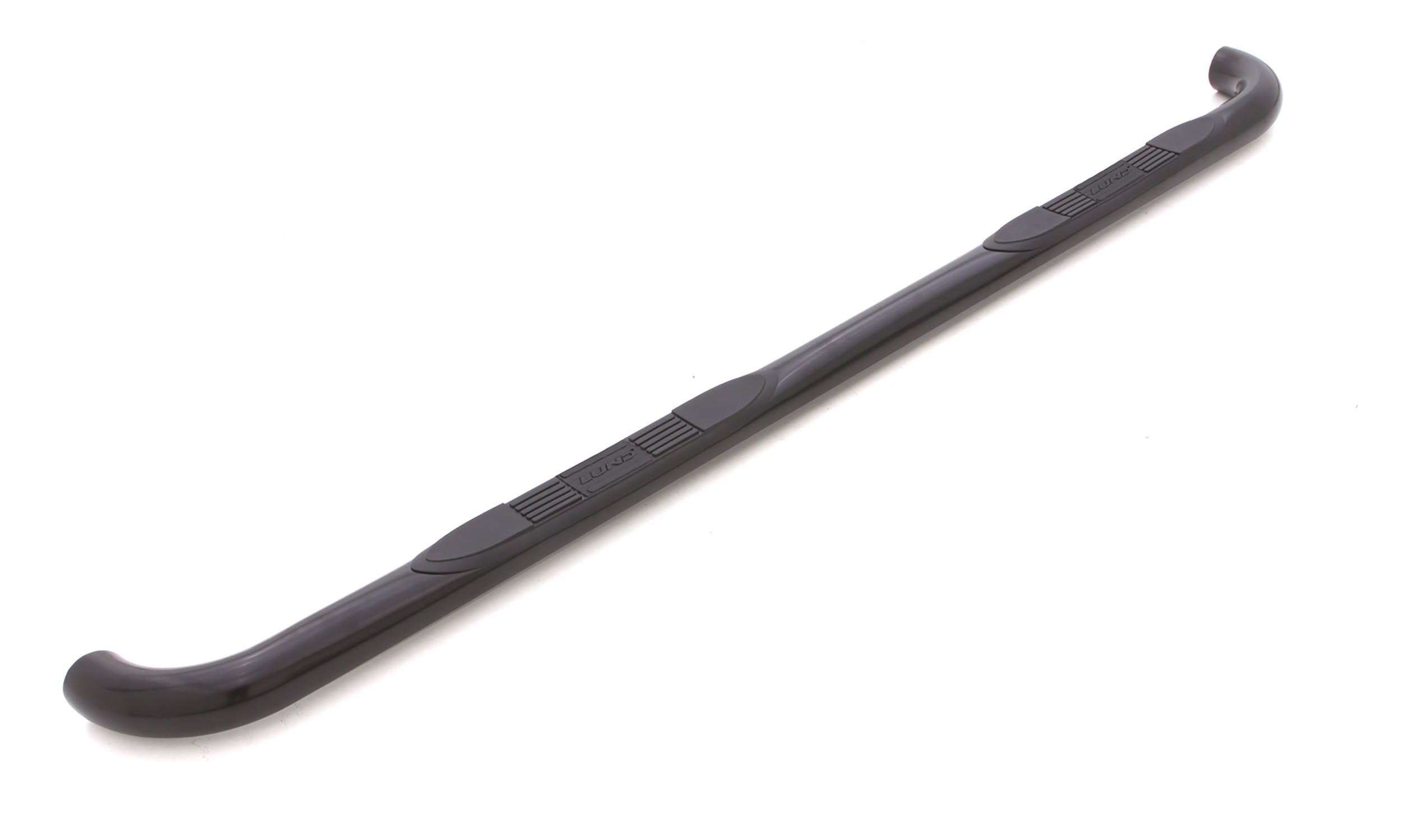 LUND 23053782 3 Inch Round Bent Nerf Bar - Black 3 In ROUND BENT STEEL