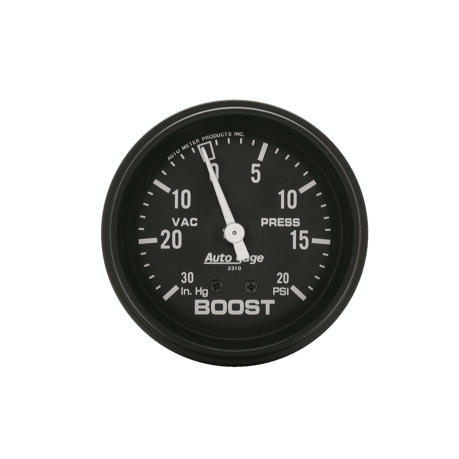 AutoMeter Products 2310 Boost/Vaccuum Gauge 30 In. Hg/30 PSI