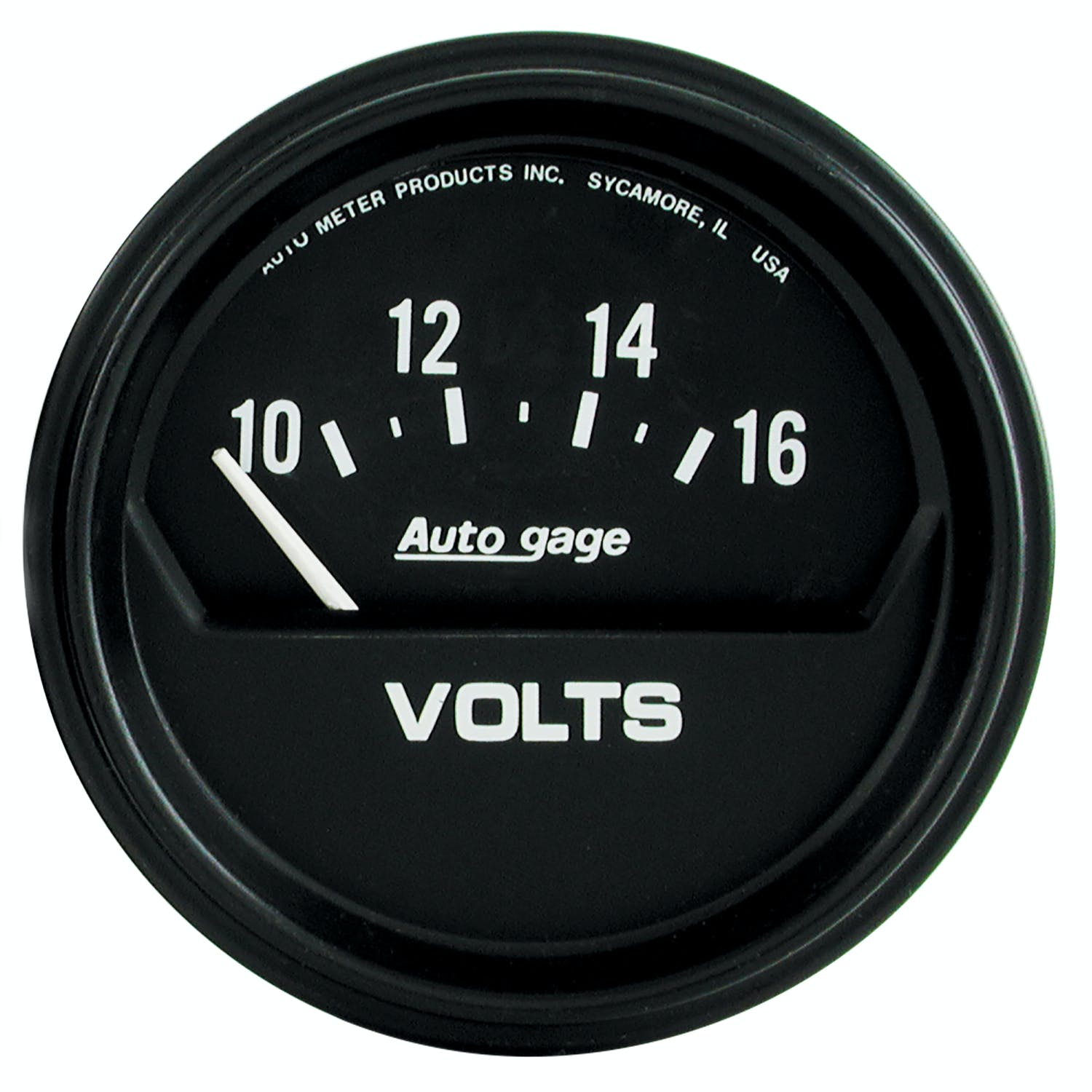 AutoMeter Products 2319 Gauge; Voltmeter; 2 5/8in.; 16V; Elec; Black; AutoGage