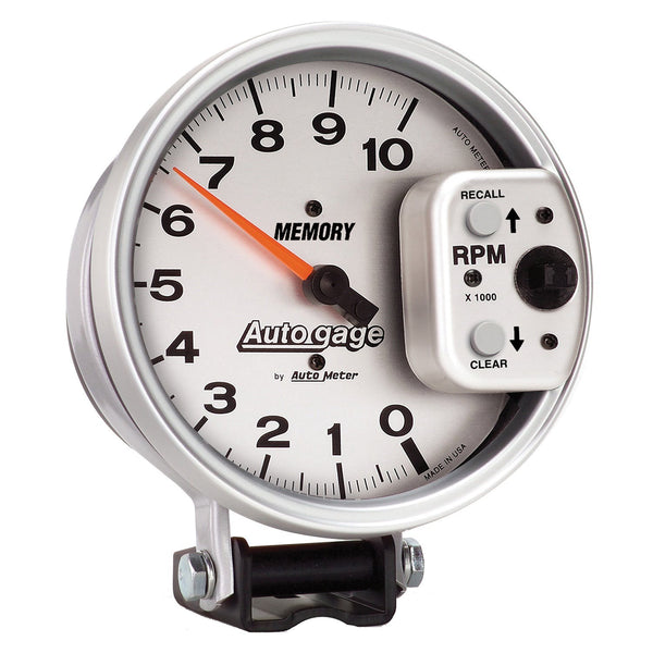 AutoMeter Products 233907 5 Tach 10,000 RPM AG Memory, Silver