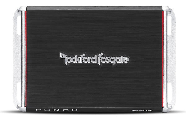 Rockford Fosgate Punch 400 Watt Full-Range 4-Channel Amplifier pn pbr400x4d