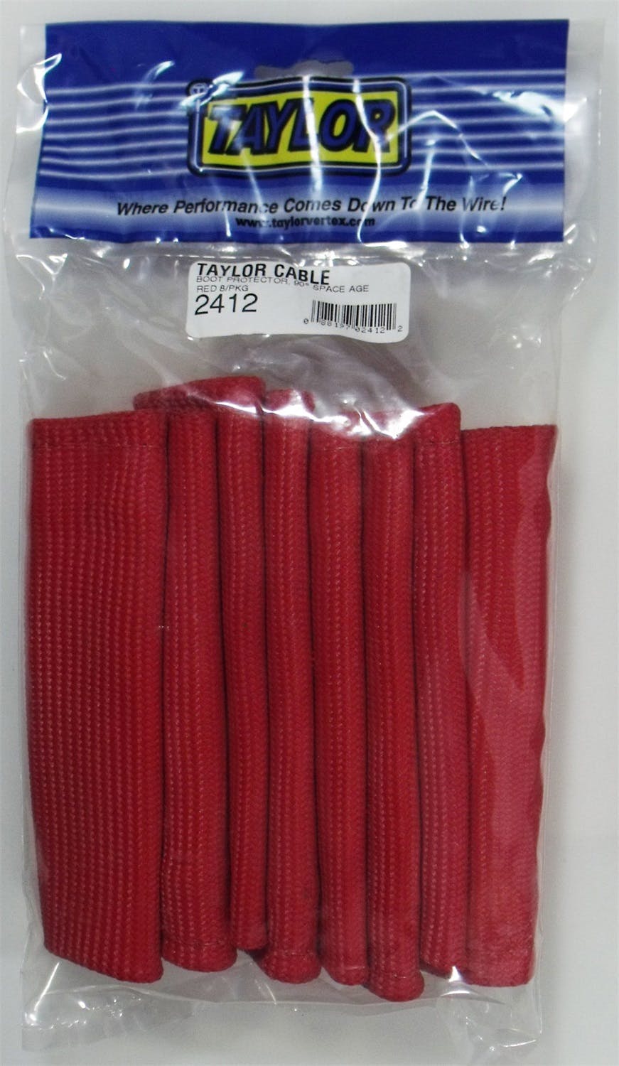 Taylor Cable Products 2412 Space Age 90 Boot Protector red
