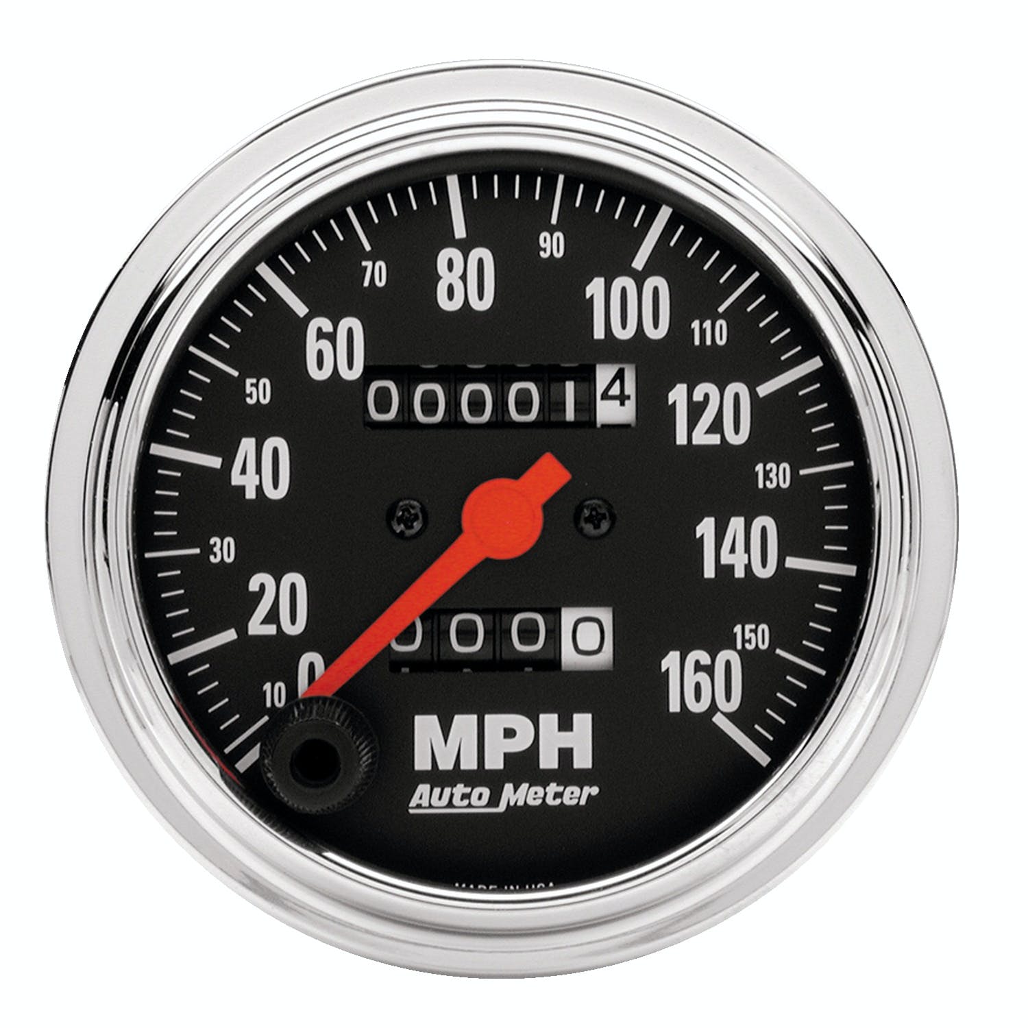 AutoMeter Products 2494 Traditional Chrome‚ Mechanical Speedometer 3 3/8 in. 160 MPH