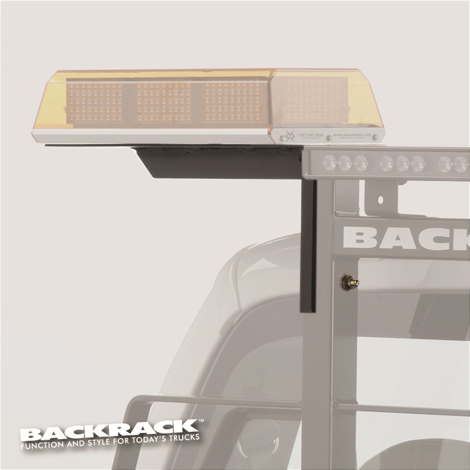 BACKRACK 91007 Light Bracket 16 x 7 Base, Drivers or Passenger Side