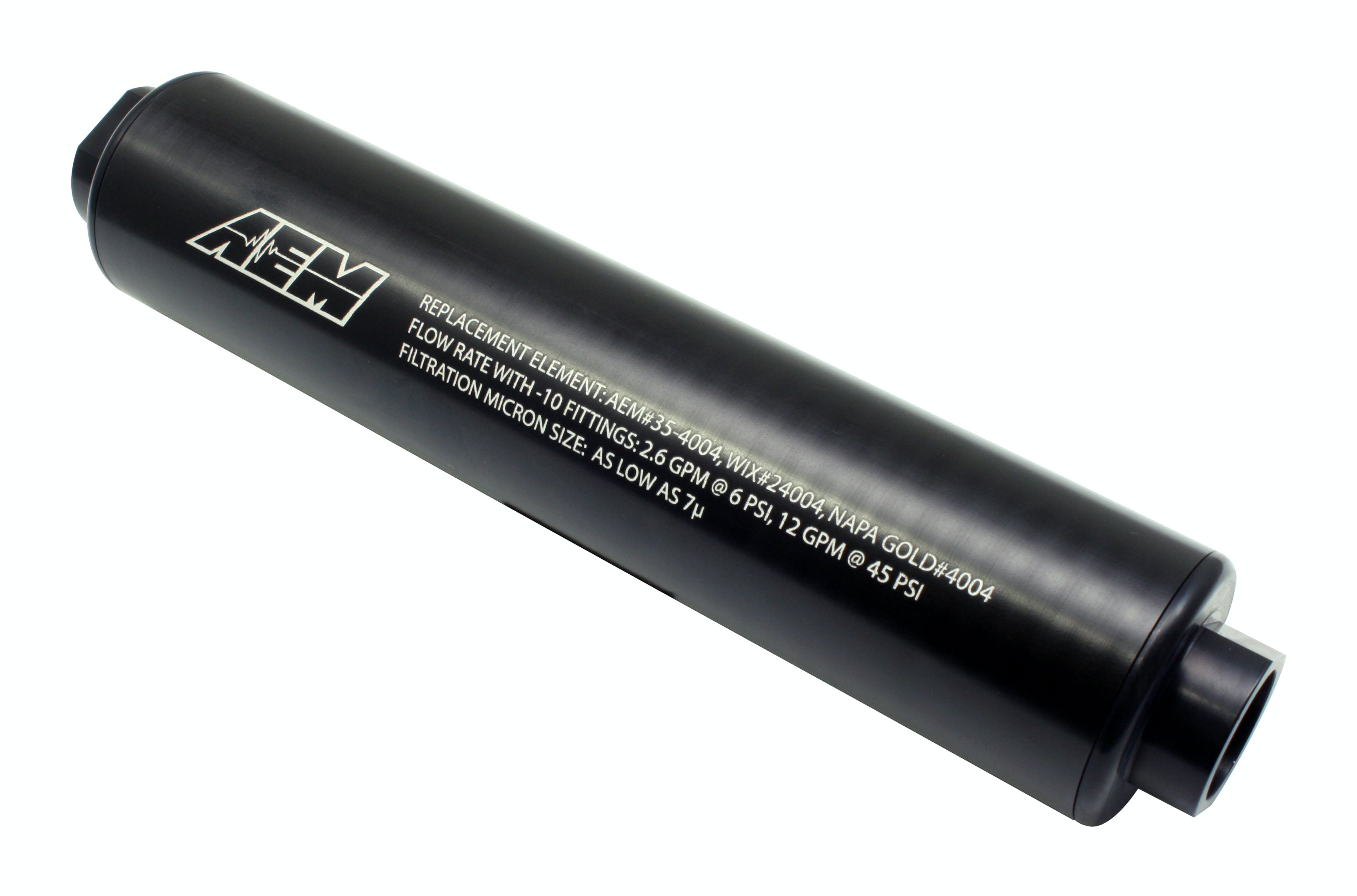 AEM 25-201BK Hi Vol Fuel Filter