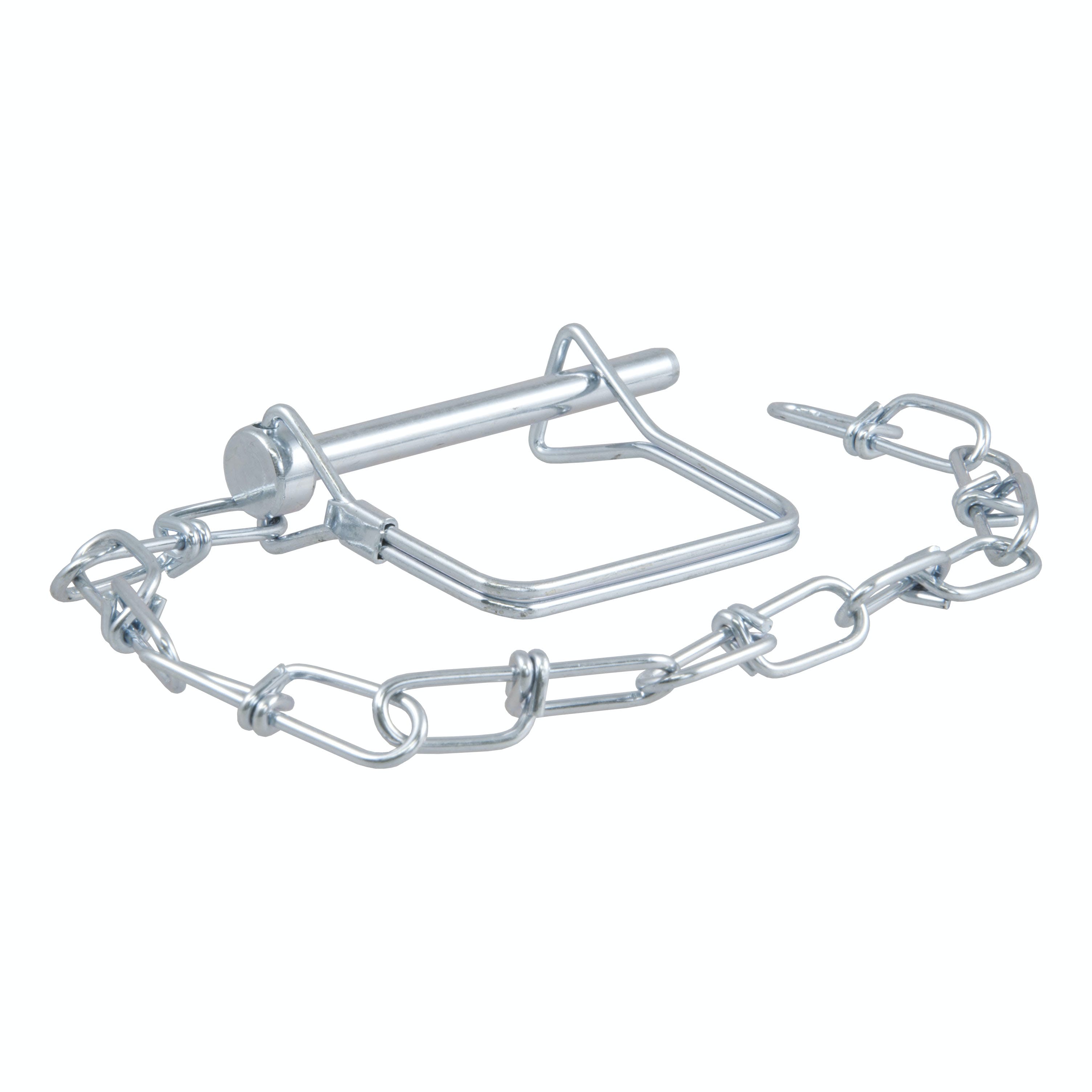 CURT 25013 1/4 Safety Pin with 12 Chain (2-3/4 Pin Length, Packaged)
