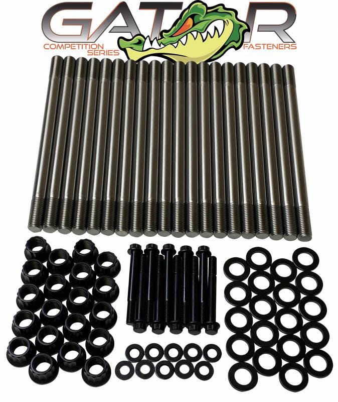 Gator Fasteners Competition Series Head Stud Kit 2003 to 2010 Ford 6.0L Power Stroke HSK60-CS