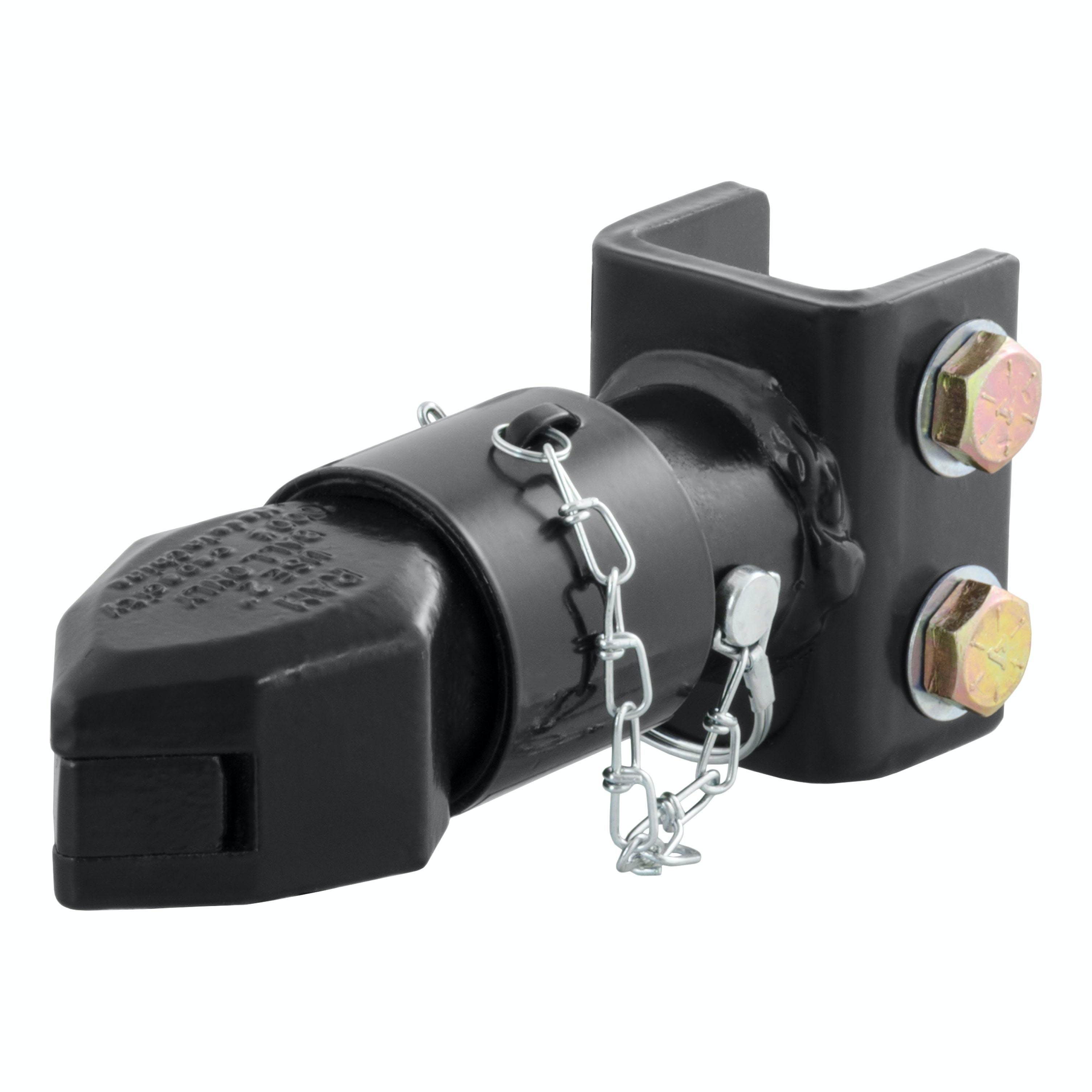CURT 25319 2 Channel-Mount Coupler with Sleeve-Lock (7,000 lbs, Black)