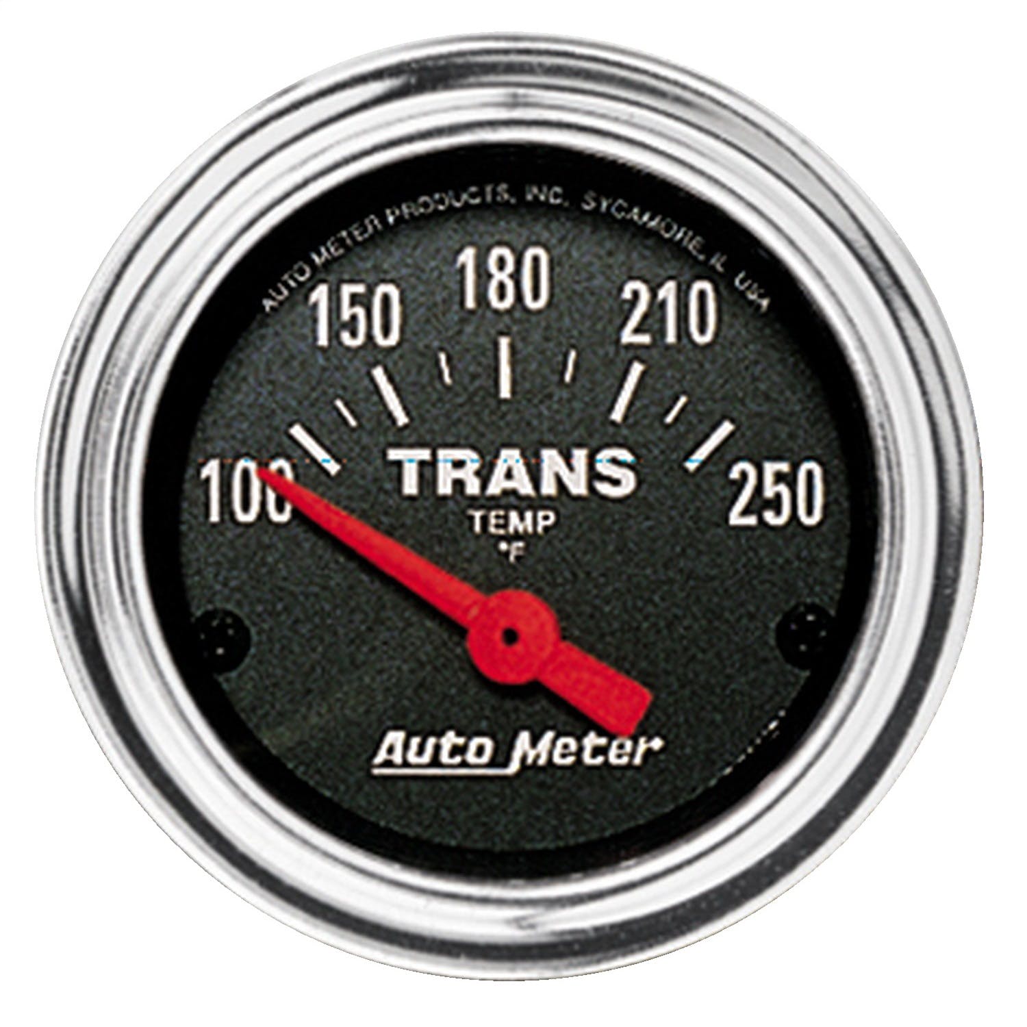 AutoMeter Products 2552 GAUGE; TRANS TEMP; 2 1/16in.; 100-250° F; ELECTRIC; TRADITIONAL CHROME