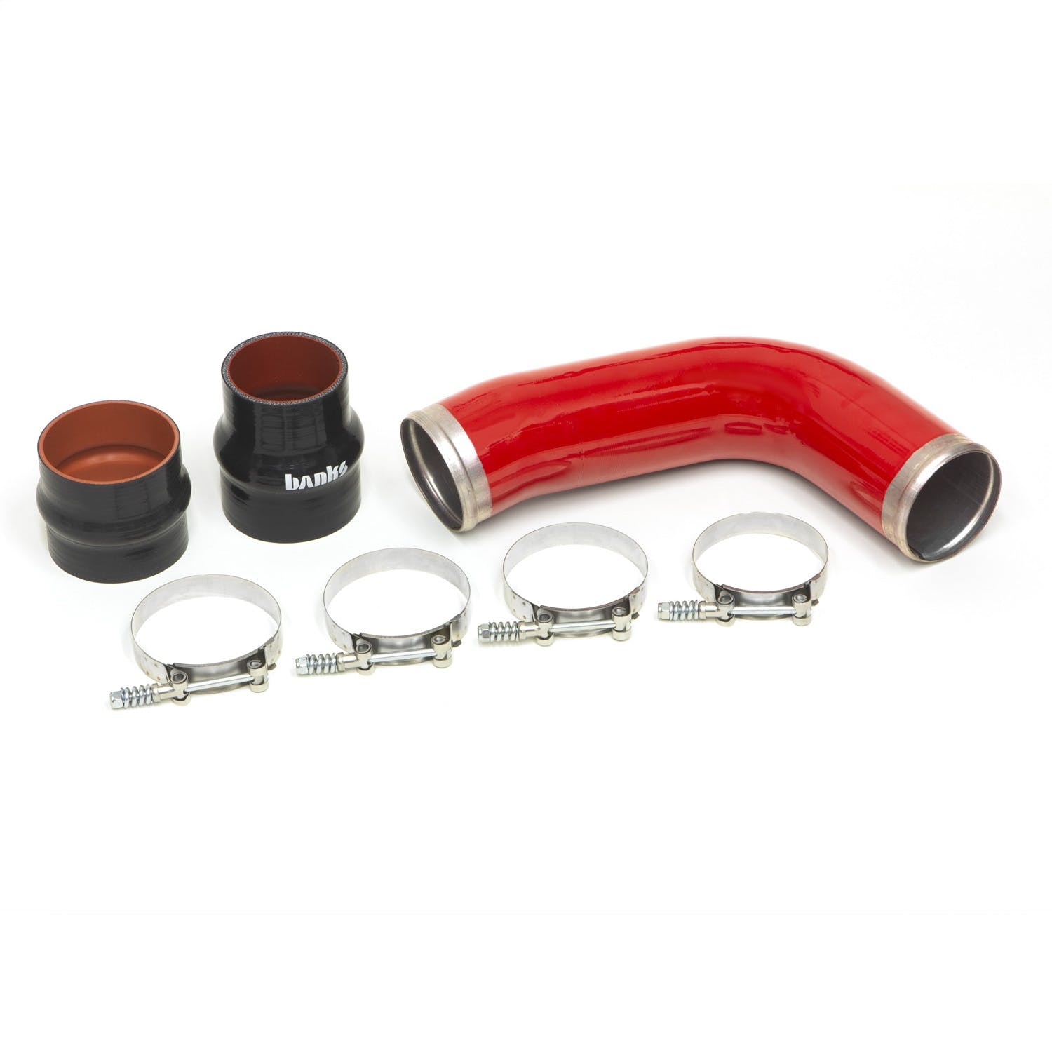 Banks Power 25997 Boost Tube System; Red; 2010-12 Ram 6.7L OEM Replacement cold side boost tube