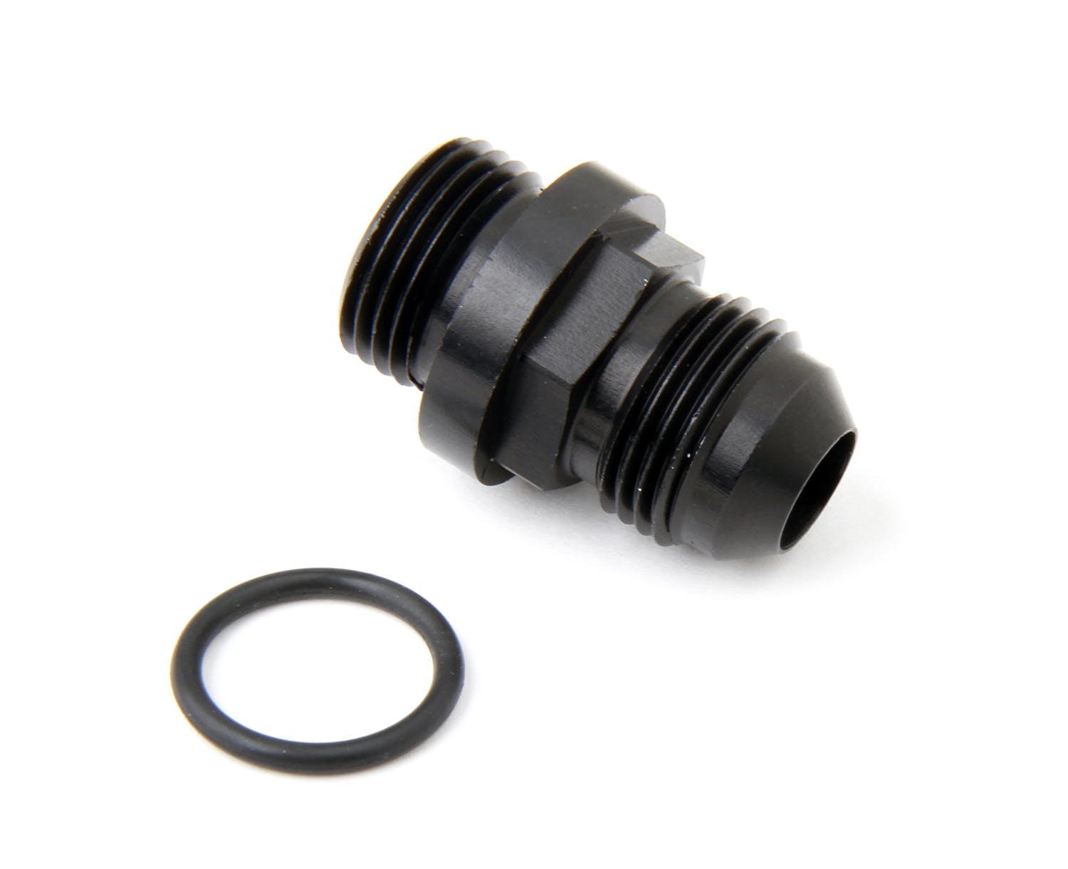 Holley 26-143-1 FUEL INLET FITTING (SHORT -8 STYLE) BLAC