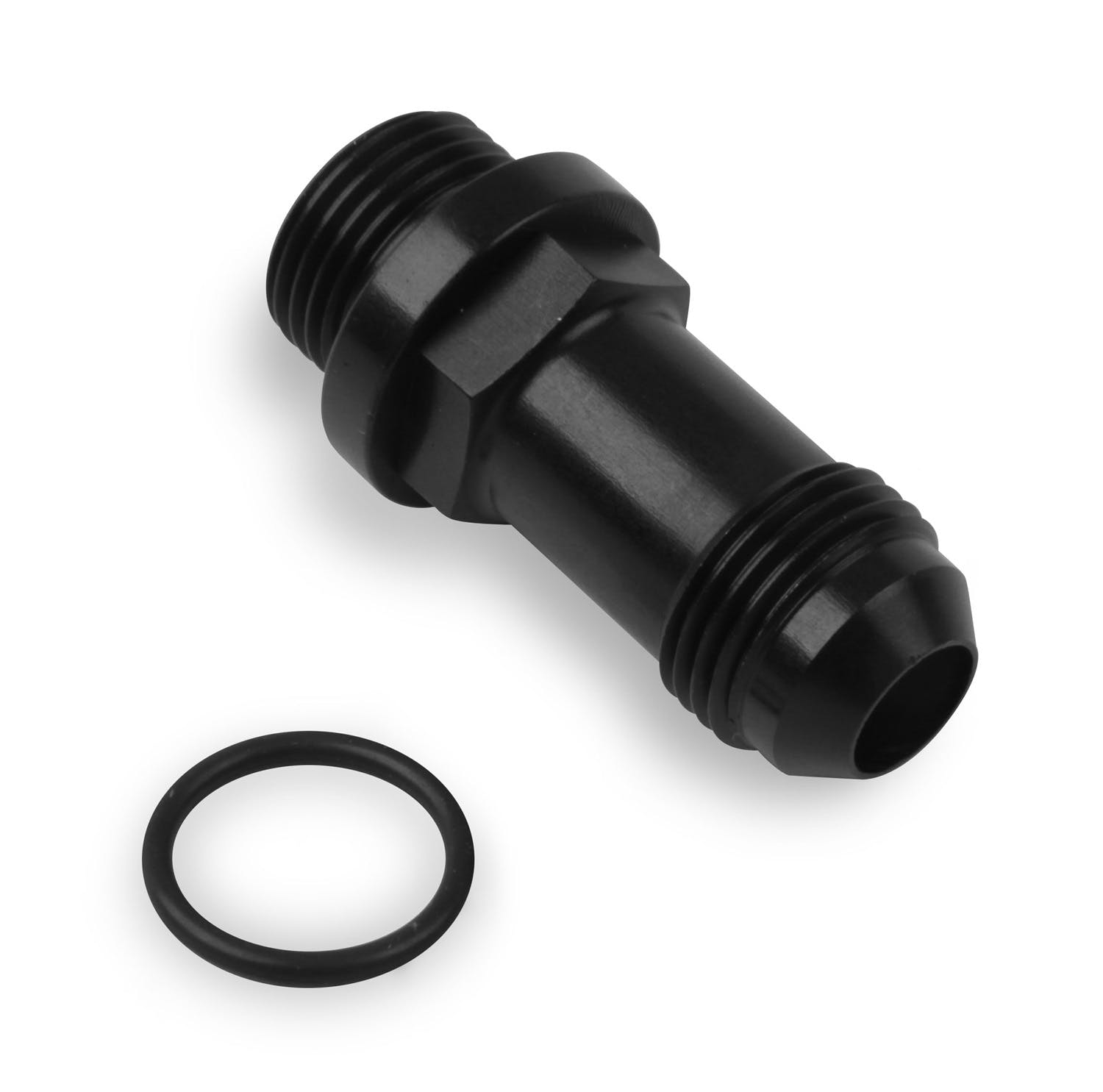 Holley 26-153-1 FUEL INLET FITTING (LONG -8 STYLE) BLACK