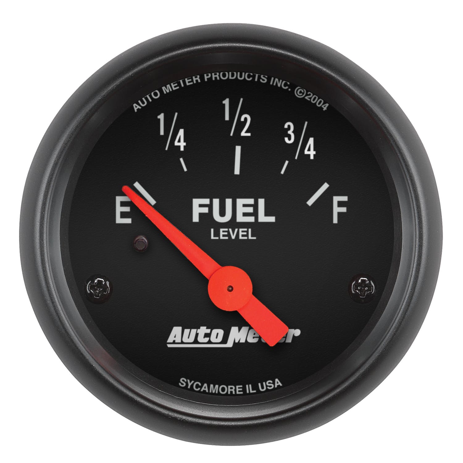 AutoMeter Products 2643 Gauge; Fuel Level; 2 1/16in.; 240 ohm E to 33 ohm F; Elec; Z-Series