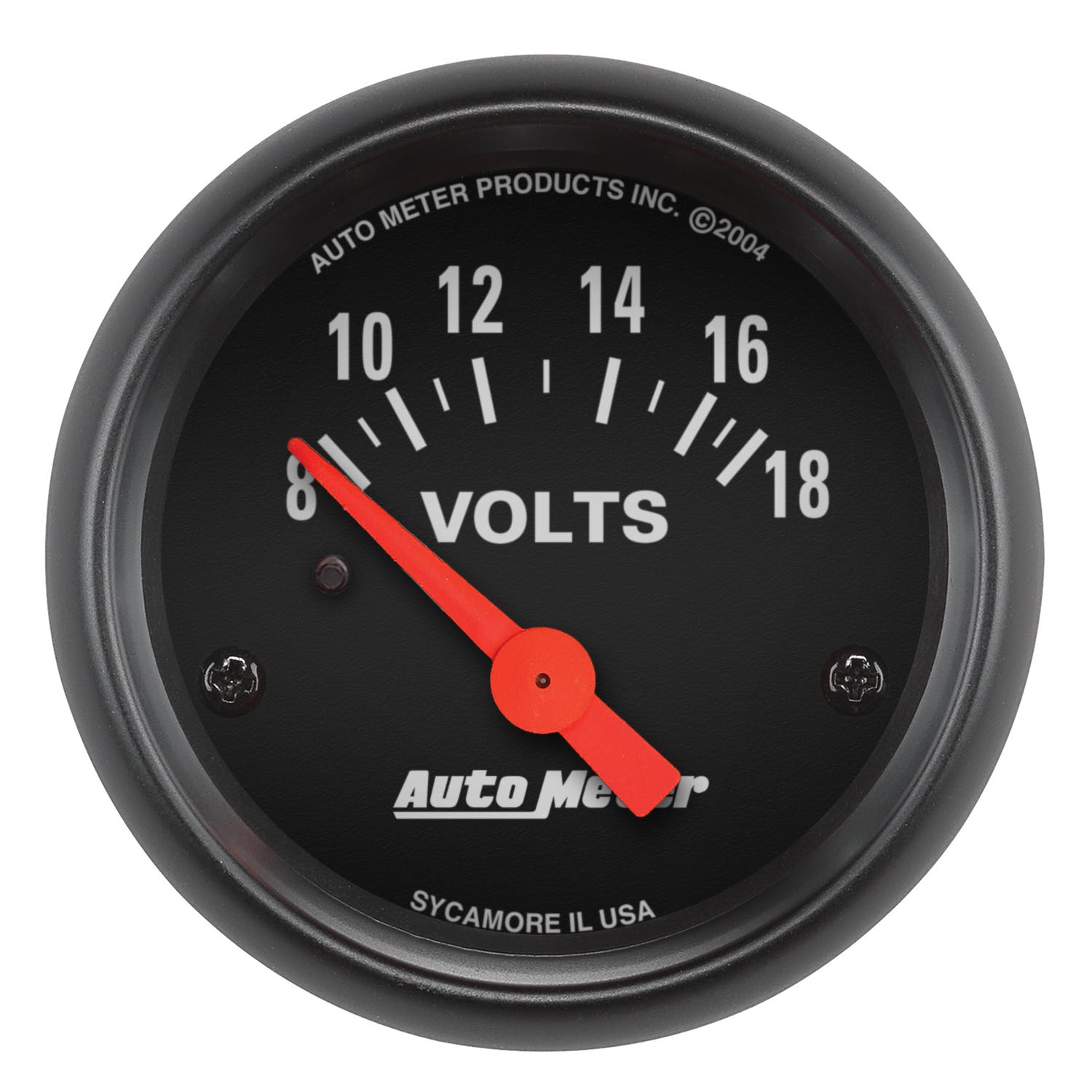 AutoMeter Products 2645 Gauge; Voltmeter; 2 1/16in.; 18V; Elec; Z-Series