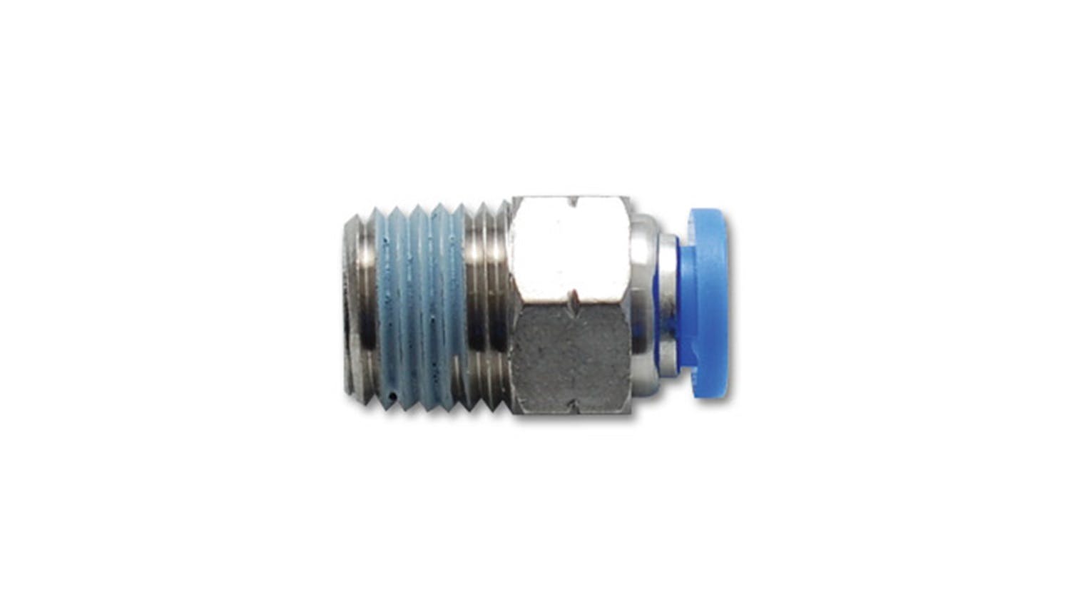 Vibrant Performance 2664 1/4 inch (6mm) Male Straight One-Touch Fitting (1/4 inch NPT Thread)