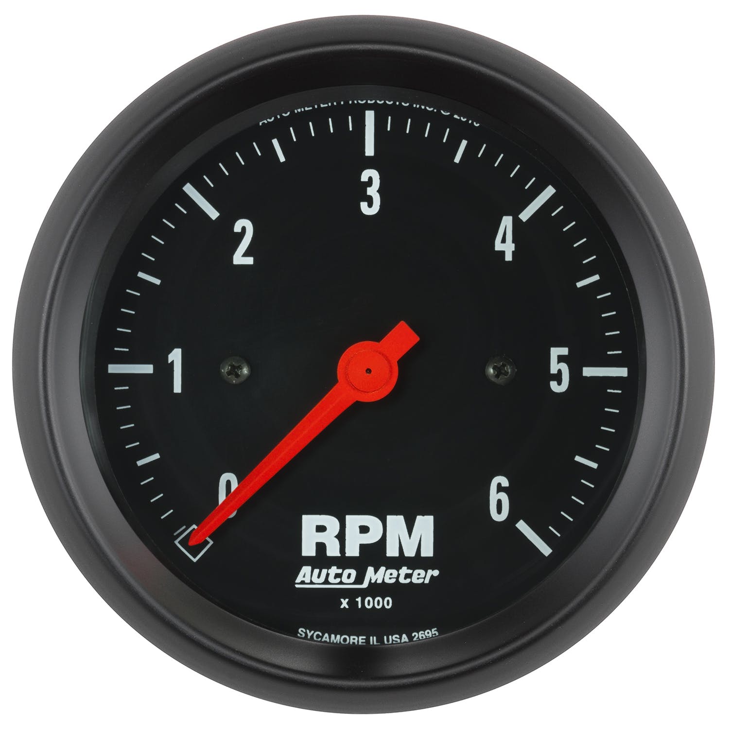 AutoMeter Products 2695 Gauge, Tachometer, 3 3/8, 6k Rpm, In-Dash, Z-Series